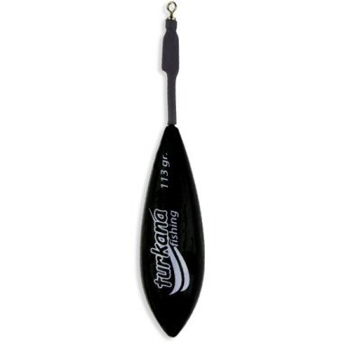 Plomo Turkana - Casting Español - Pintado - Varilla Corta Montada - Negro - 2 unds