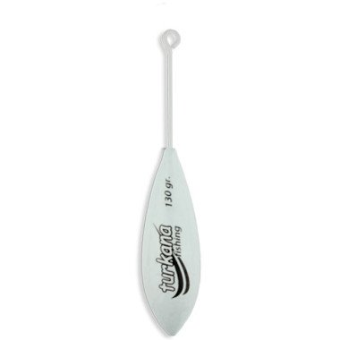 Plomo Turkana - Casting Español - Pintado - Varilla Larga - Blanco - 2 unds