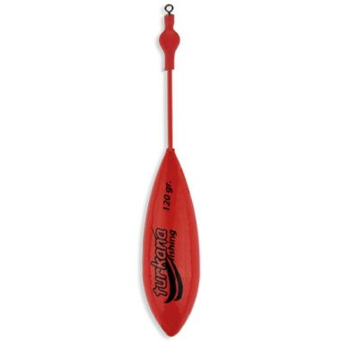 Plomo Turkana - Casting Español - Pintado - Varilla Larga Montada - Rojo - 2 unds