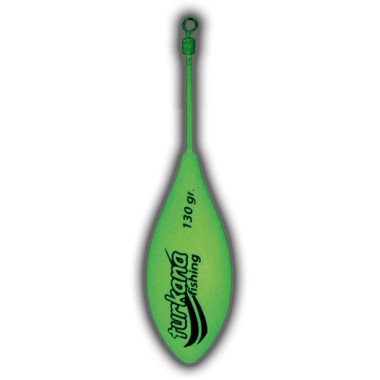 Plomo Turkana - Casting Portugués Classic - Pintado - Varilla Rolling - Verde Flúor - 2 unds