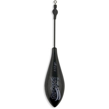 Plomo Turkana - Casting Portugués Sport - Pintado - Varilla Larga Montada - Negro - 2 unds
