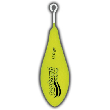 Plomo Turkana - Casting Portugués Sport - Plastificado - Varilla Corta - Amarillo Flúor - 2 unds