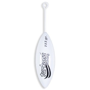 Plomo Turkana - Casting Belga - Pintado - Varilla Corta - Blanco - 2 unds