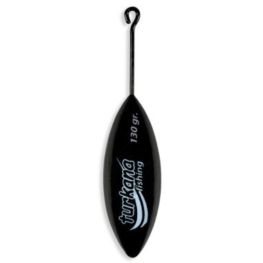 Plomo Turkana - Casting Belga - Pintado - Varilla Corta - Negro - 2 unds
