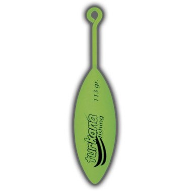 Plomo Turkana - Casting Belga - Pintado - Varilla Corta - Verde Flúor - 2 unds