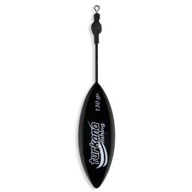 Plomo Turkana - Casting Belga - Pintado - Varilla Corta Montada - Negro - 2 unds