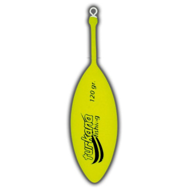 Plomo Turkana - Casting Belga - Plastificado - Varilla Rolling - Amarillo Flúor - 2 unds