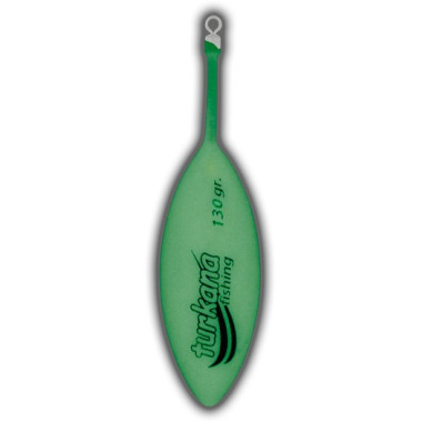 Plomo Turkana - Casting Belga - Plastificado - Varilla Rolling - Verde Flúor - 2 unds