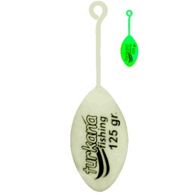 Plomo Turkana - Casting Bomba - Pintado - Varilla Corta - Flúor - 2 unds