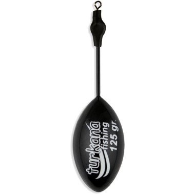 Plomo Turkana - Casting Bomba - Pintado - Varilla Corta Montada - Negro - 2 unds