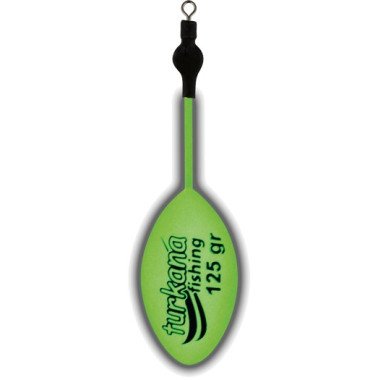 Plomo Turkana - Casting Bomba - Pintado - Varilla Corta Montada - Verde Flúor - 2 unds