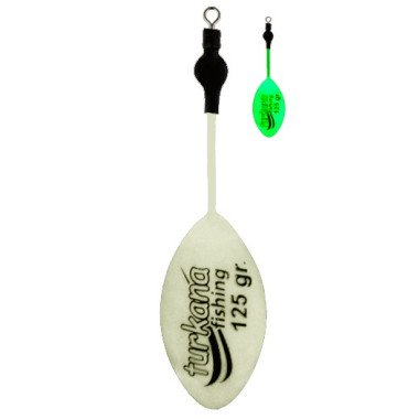 Plomo Turkana - Casting Bomba - Pintado - Varilla Corta Montada - Flúor - 2 unds