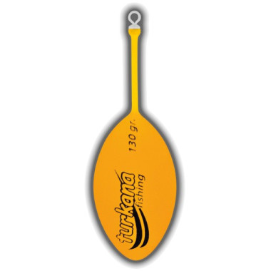 Plomo Turkana - Casting Bomba - Plastificado - Varilla Rolling - Naranja Flúor - 2 unds