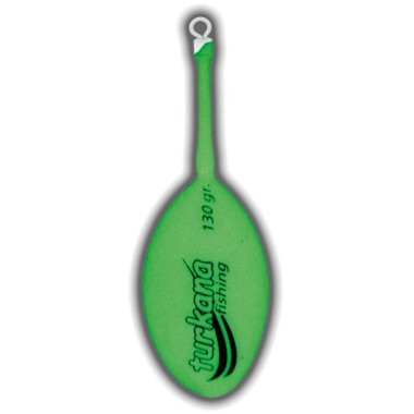 Plomo Turkana - Casting Bomba - Plastificado - Varilla Rolling - Verde Flúor - 2 unds