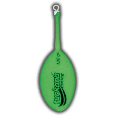 Plomo Turkana - Casting Bomba - Plastificado - Varilla Rolling - Verde Flúor - 2 unds