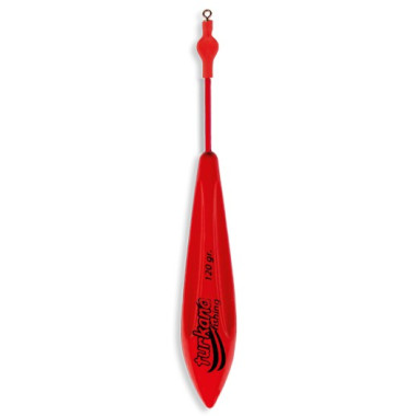 Plomo Turkana - Casting Aero - Pintado - Varilla Larga Montada - Rojo - 2 unds