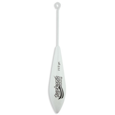 Plomo Turkana - Casting Bala Sport - Pintado - Varilla Larga - Blanco - 2 unds