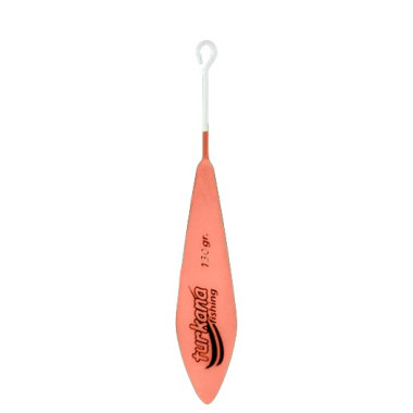 Piombo Turkana - Casting Proiettile Sport - Rivestito in Plastica - Gambo Lungo - Rosa Fluor - 2 unds