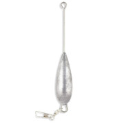 Plomo Turkana - Casting Liso - con Salida - Natural - Varilla Larga - Emerillón en Punta - 113gr - 2 unds